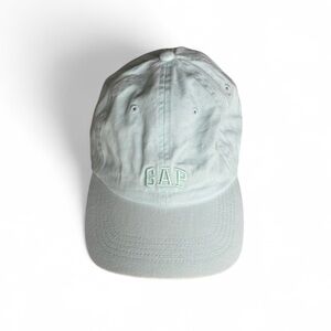 Gap 100% Cotton Light Mint Blue Baseball Cap Embroidered Logo Women Men Unisex